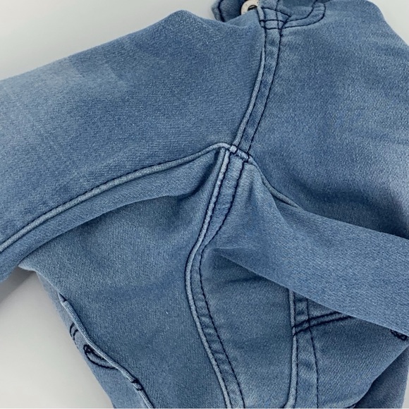 ag Adriano Goldschmied Kids Infant Blue Jeans with Adjustable Waist, 18M - Picture 9 of 16